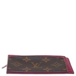 Pre Owned Louis Vuitton Monogram Canvas Zipped Card Holder