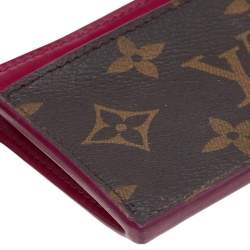 Pre Owned Louis Vuitton Monogram Canvas Zipped Card Holder