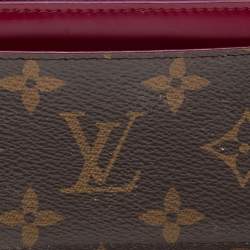 Pre Owned Louis Vuitton Monogram Canvas Zipped Card Holder