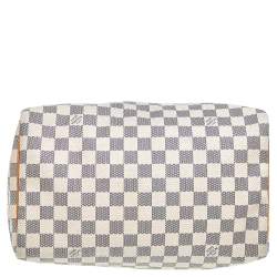 مملوكة مسبقًا Louis Vuitton Damier Azur Canvas Speedy 30 Bag