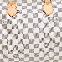 مملوكة مسبقًا Louis Vuitton Damier Azur Canvas Speedy 30 Bag