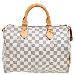 مملوكة مسبقًا Louis Vuitton Damier Azur Canvas Speedy 30 Bag