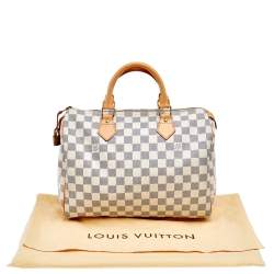 مملوكة مسبقًا Louis Vuitton Damier Azur Canvas Speedy 30 Bag