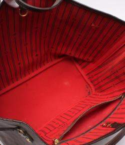 Louis Vuitton Brown Damier Ebene Canvas Neverfull MM Bag