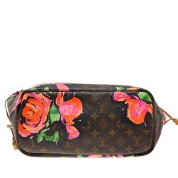 Louis Vuitton Monogram Canvas Limited Edition Stephen Sprouse Roses Neverfull MM Bag