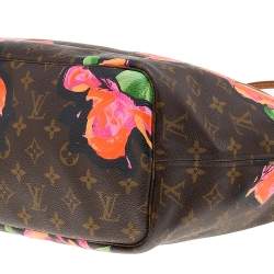 Louis Vuitton Monogram Canvas Limited Edition Stephen Sprouse Roses Neverfull MM Bag