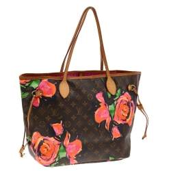 Louis Vuitton Monogram Canvas Limited Edition Stephen Sprouse Roses Neverfull MM Bag
