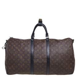 Pre Owned حقيبة لوي فيتون  كيبال باندولير 55  جلد وكانفاس مونوغرامي