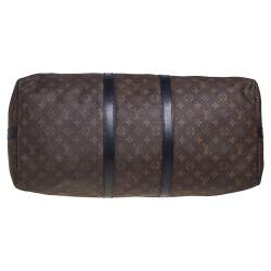 Pre Owned حقيبة لوي فيتون  كيبال باندولير 55  جلد وكانفاس مونوغرامي