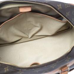Pre Owned Louis Vuitton Brown Monogram Canvas Deauville Bag