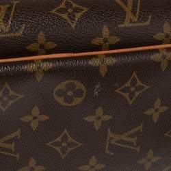 Pre Owned Louis Vuitton Brown Monogram Canvas Deauville Bag