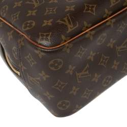 Pre Owned Louis Vuitton Brown Monogram Canvas Deauville Bag