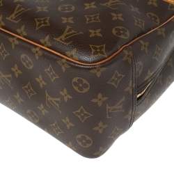 Pre Owned Louis Vuitton Brown Monogram Canvas Deauville Bag