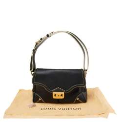 Pre Owned Louis Vuitton Black Suhali Leather L'Absolu de Voyage Bag