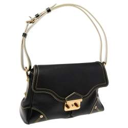 Pre Owned Louis Vuitton Black Suhali Leather L'Absolu de Voyage Bag