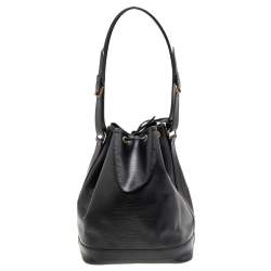 Pre Owned Louis Vuitton Black Epi Leather Noe Bag