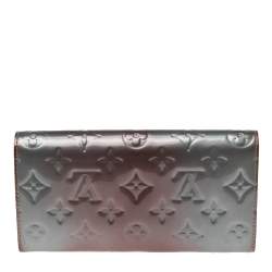 Louis Vuitton Givre Monogram Vernis Sarah Wallet
