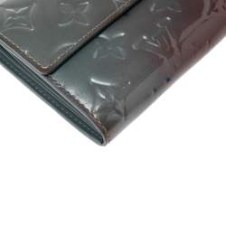 Louis Vuitton Givre Monogram Vernis Sarah Wallet