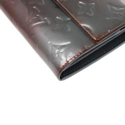 Louis Vuitton Givre Monogram Vernis Sarah Wallet