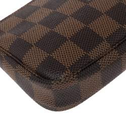 Pre Owned Louis Vuitton Damier Ebene Mini Pochette Accessoires