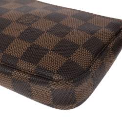 Pre Owned Louis Vuitton Damier Ebene Mini Pochette Accessoires