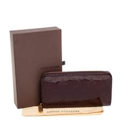 مملوكة مسبقًا Louis Vuitton Amarante Monogram Vernis Zippy Wallet  