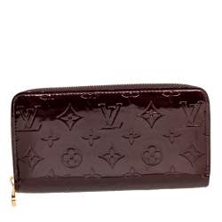 مملوكة مسبقًا Louis Vuitton Amarante Monogram Vernis Zippy Wallet  