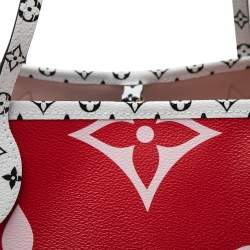 Louis Vuitton Rouge Giant Monogram Canvas Neverfull MM Bag