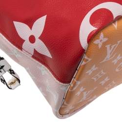 Louis Vuitton Rouge Giant Monogram Canvas Neverfull MM Bag