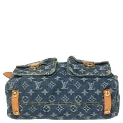 مملوكة مسبقًا حقييبة لوي فيتون باغي دينم أزرق مونوغرامي