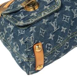 مملوكة مسبقًا حقييبة لوي فيتون باغي دينم أزرق مونوغرامي