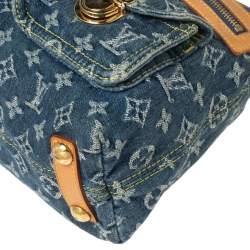 مملوكة مسبقًا حقييبة لوي فيتون باغي دينم أزرق مونوغرامي