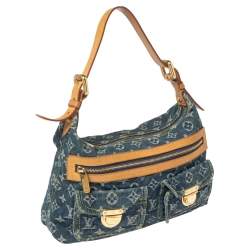 مملوكة مسبقًا حقييبة لوي فيتون باغي دينم أزرق مونوغرامي