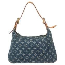 مملوكة مسبقًا حقييبة لوي فيتون باغي دينم أزرق مونوغرامي