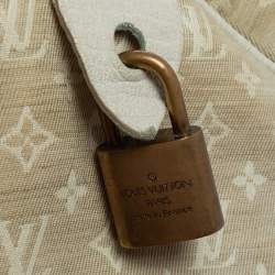 Pre Owned حقيبة لوي فيتون سبيدي 30 ميني لين كانفاس مونوغرامي رملي 