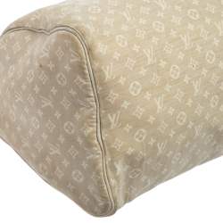 Pre Owned حقيبة لوي فيتون سبيدي 30 ميني لين كانفاس مونوغرامي رملي 