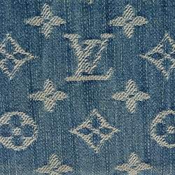 مملوكة مسبقًا Louis Vuitton Blue Monogram Denim Zippy Wallet