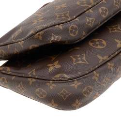 Pre Owned Louis Vuitton Rose Clair Monogram Canvas Multi-Pochette Accessories Bag