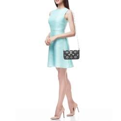 مملوكة مسبقًا حقيبة لوي فيتون فليسي بوشيت جلد بيج/أسود