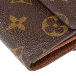 مملوكة مسبقًا محفظة لوي فيتون بورت موناي بيليت كانفاس مونوغرامي 