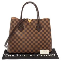 Pre Owned Louis Vuitton Damier Ebene Canvas Kensington Bag