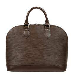 مملوكة مسبقًا Louis Vuitton Brown Epi Leather Alma Bag