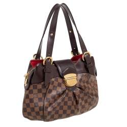 مملوكة مسبقًا Louis Vuitton Damier Ebene Canvas Sistina MM Bag