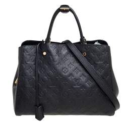 louis vuitton empreinte montaigne mm black