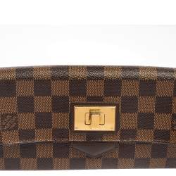 Pre Owned محفظة لوي فيتون روزبري كانفاس دامييه إيبين