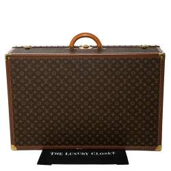Pre Owned Louis Vuitton Monogram Canvas Alzer 80 Luggage Trunk
