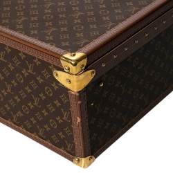 Pre Owned Louis Vuitton Monogram Canvas Alzer 80 Luggage Trunk