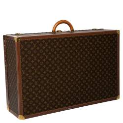 Pre Owned Louis Vuitton Monogram Canvas Alzer 80 Luggage Trunk