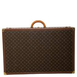 Pre Owned Louis Vuitton Monogram Canvas Alzer 80 Luggage Trunk