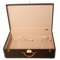 Pre Owned Louis Vuitton Monogram Canvas Alzer 80 Luggage Trunk